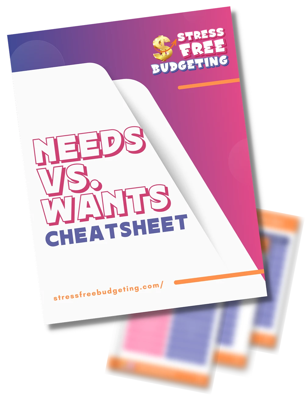 Needs VS Wants Cheatsheet